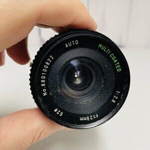 Sears Auto Multicoated 28mm Macro Lens f=28mm 1:2.8